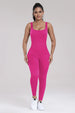 Wide Strap Sleeveless Active Jumpsuit Trendsi