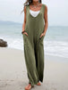 Wide Strap Jumpsuit with Pockets Trendsi