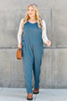 Sleeveless Straight Jumpsuit Trendsi