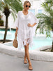 Dolman Sleeve Openwork Cover-Up Trendsi