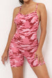 V-Neck Spaghetti Strap Active Romper Trendsi