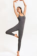 Sleeveless Active Jumpsuit Trendsi