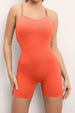 V-Neck Spaghetti Strap Active Romper Trendsi