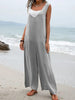 BazaarBey  Wide Strap Jumpsuit with Pockets