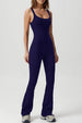 BazaarBey Square Neck Sleeveless Sports Jumpsuit