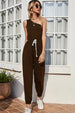 One-Shoulder Sleeveless Jumpsuit Trendsi