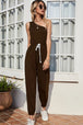 One-Shoulder Sleeveless Jumpsuit Trendsi