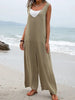 Wide Strap Jumpsuit with Pockets Trendsi
