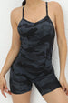 BazaarBey  V-Neck Spaghetti Strap Active Romper