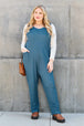 Sleeveless Straight Jumpsuit Trendsi