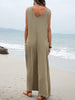 Wide Strap Jumpsuit with Pockets Trendsi