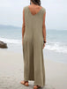 Wide Strap Jumpsuit with Pockets Trendsi