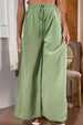 Side Slit Wide Leg Pants Bazaarbey