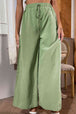 Side Slit Wide Leg Pants Bazaarbey