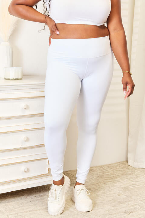Wide Waistband Sports Leggings Bazaarbey