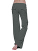 Mid Waist Pants with Pockets Bazaarbey