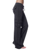 Mid Waist Pants with Pockets Bazaarbey