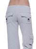 Mid Waist Pants with Pockets Bazaarbey