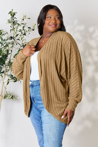 Ribbed Cocoon Cardigan Bazaarbey