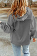 Zip-Up Drawstring Hooded Jacket Bazaarbey