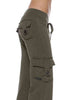 Mid Waist Pants with Pockets Bazaarbey