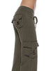 Mid Waist Pants with Pockets Bazaarbey