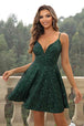 Sequin Spaghetti Strap Dress Bazaarbey