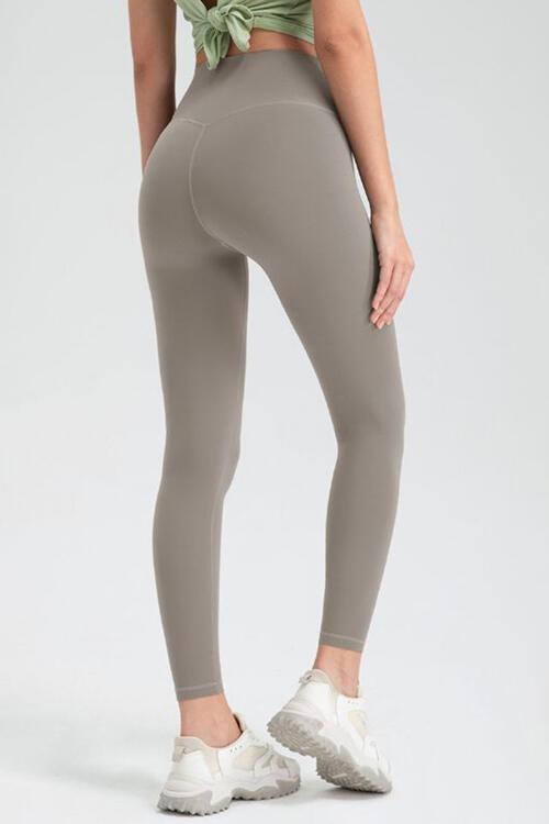 Wide Waistband High Waist Sport Leggings Bazaarbey