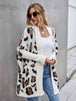 Pattern Fuzzy Cardigan Bazaarbey