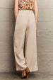 Tie Waist Long Pants Bazaarbey