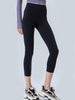 Wide Waistband Cropped Sports Leggings Bazaarbey
