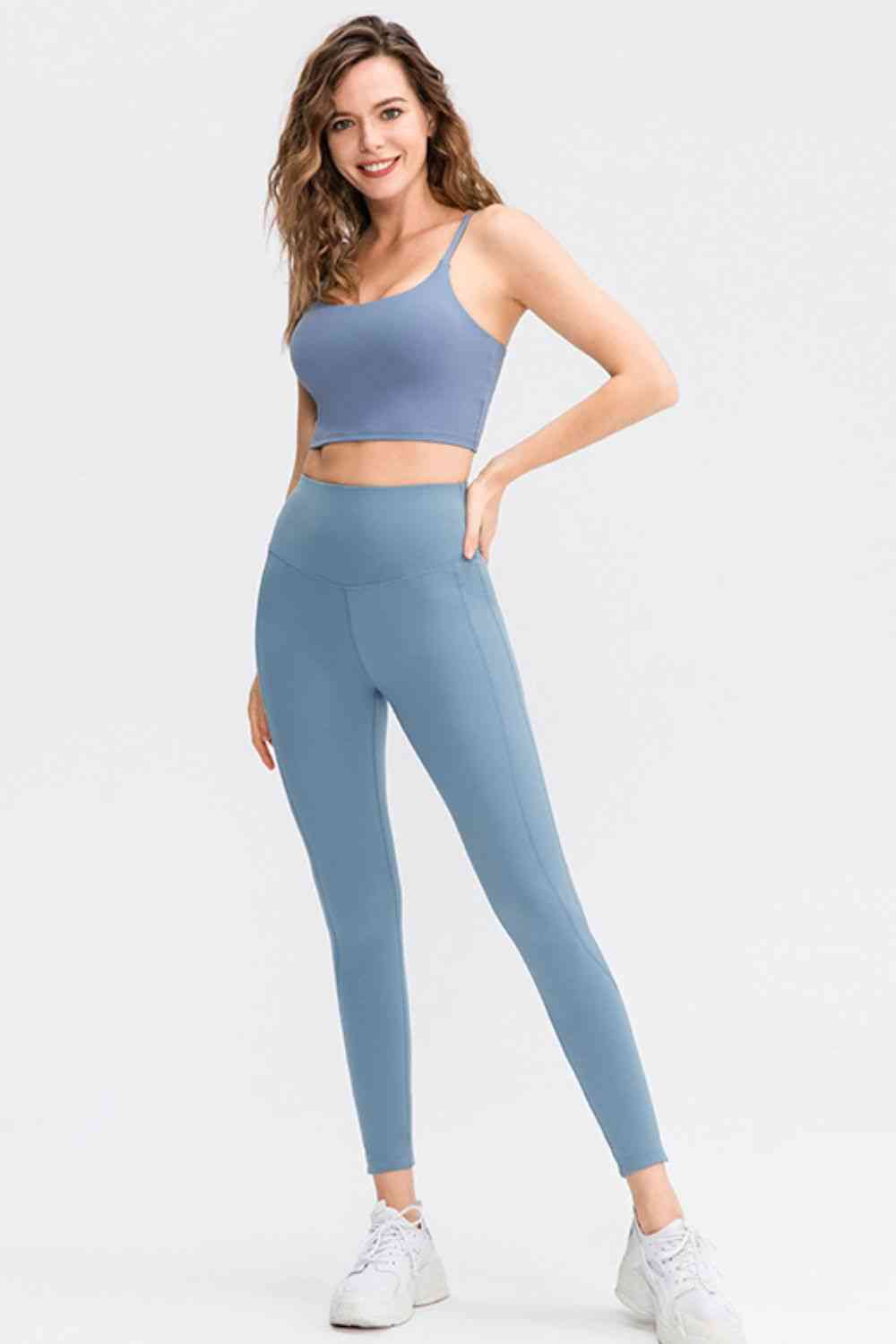 Wide Waistband Slim Fit Long Sports Pants Bazaarbey