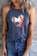 US Flag Heart Graphic Tank Bazaarbey