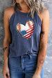 US Flag Heart Graphic Tank Bazaarbey