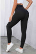 Crisscross Detail Wide Waistband Leggings Bazaarbey