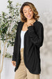 Ribbed Cocoon Cardigan Bazaarbey
