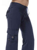 Mid Waist Pants with Pockets Bazaarbey