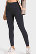 High-Rise Wide Waistband Yoga Leggings Bazaarbey