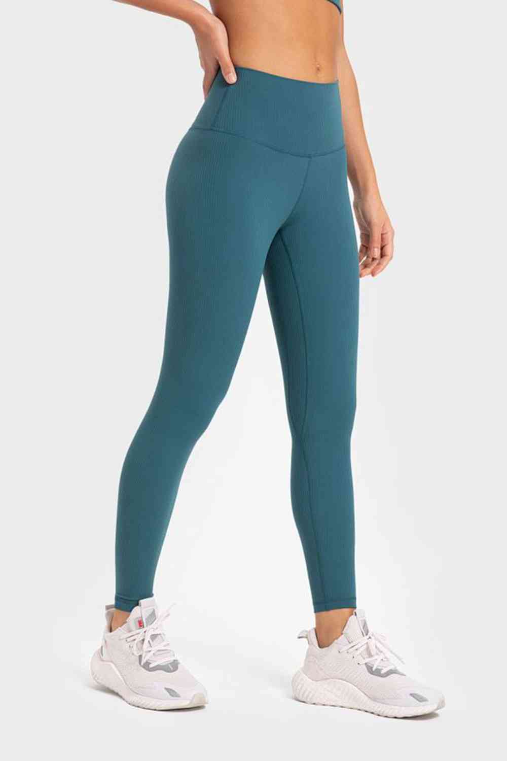 Highly Stretchy Wide Waistband Yoga Leggings Bazaarbey