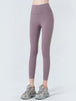 Wide Waistband Cropped Sports Leggings Bazaarbey
