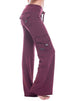 Mid Waist Pants with Pockets Bazaarbey