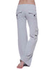 Mid Waist Pants with Pockets Bazaarbey