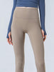 Wide Waistband Cropped Sports Leggings Bazaarbey