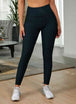 Textured High Waist Active Leggings Bazaarbey