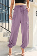 Long Tie Waist Pocketed Pants Bazaarbey