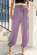 Long Tie Waist Pocketed Pants Bazaarbey