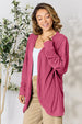 Ribbed Cocoon Cardigan Bazaarbey