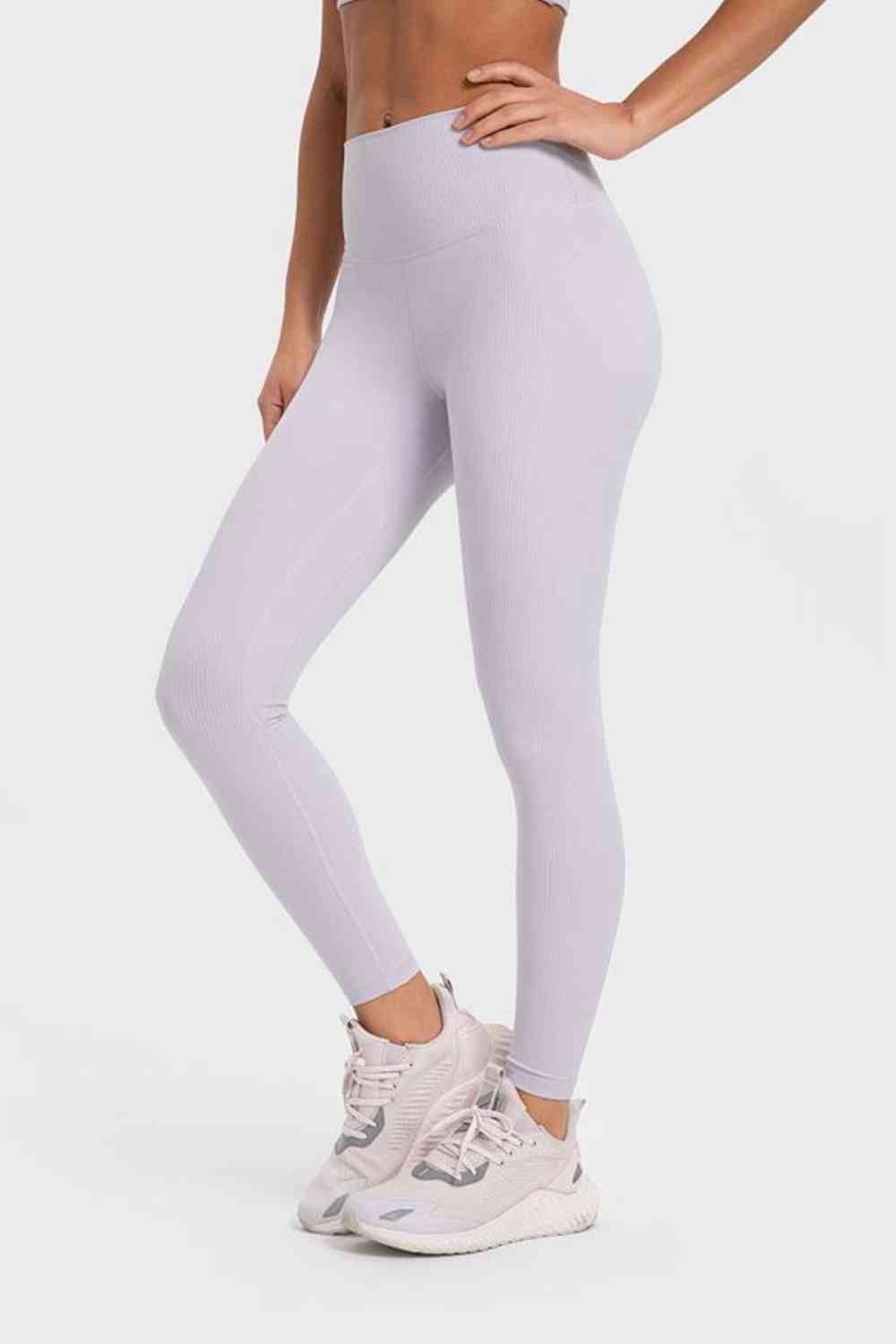 Highly Stretchy Wide Waistband Yoga Leggings Bazaarbey