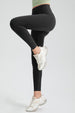 Wide Waistband High Waist Sport Leggings Bazaarbey