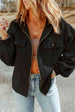 Zip-Up Drawstring Hooded Jacket Bazaarbey